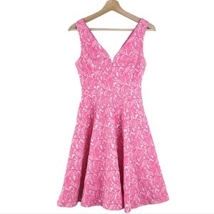 Anthropologie Maeve Pink Ckaribel Dress